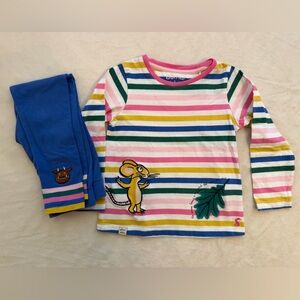 Joules x Gruffalo Striped Shirt and Leggings